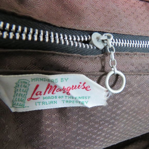 1950s La Marquise Italian Tapestry Purse - Picture 11 of 11